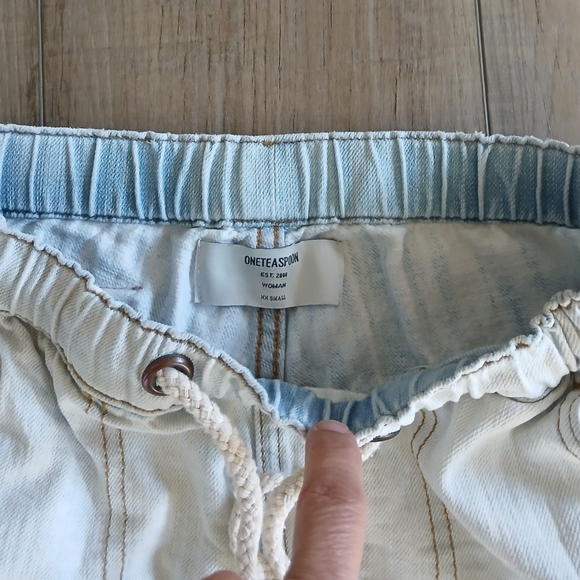ONE TEASPOON Shabbies Drawstring boyfriend jeans. Size XXS - Picture 4 of 5